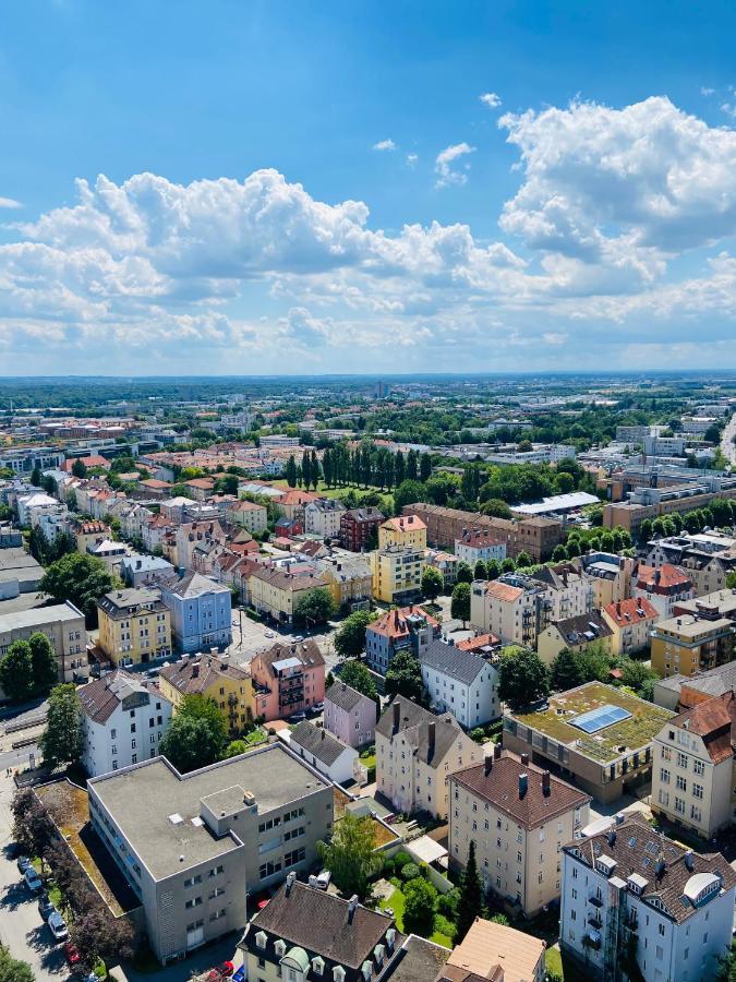 Hotelturm Augsburg Appartment 29 Stock Екстериор снимка